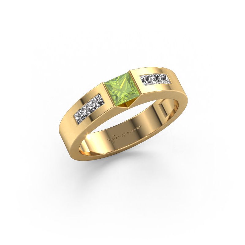 Verlobungsring Arlena 2 585 Gold Peridot 4 mm
