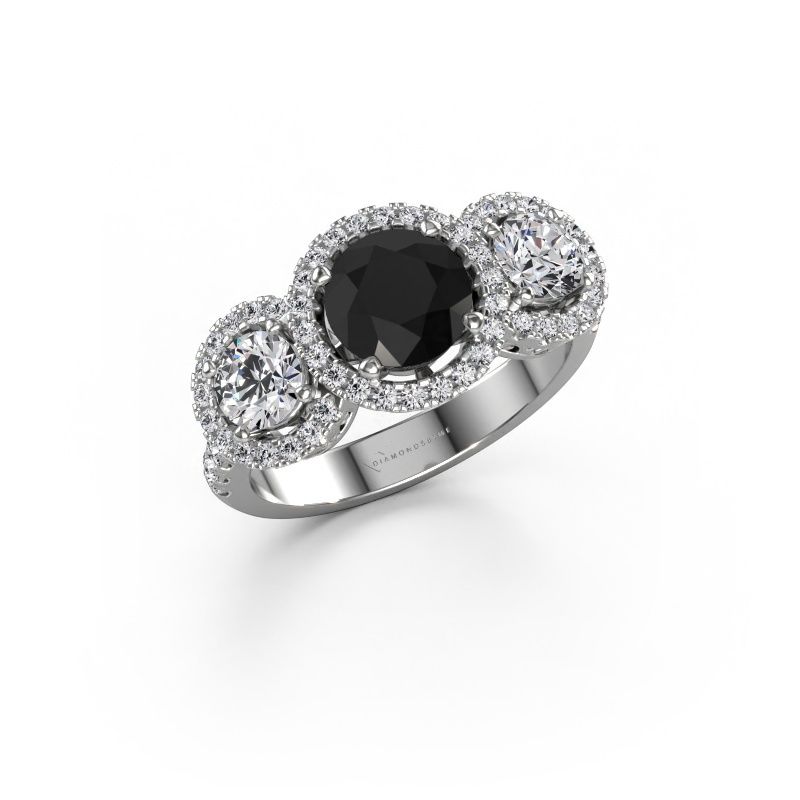 Ring Lacie 950 platinum black diamond 2.542 crt