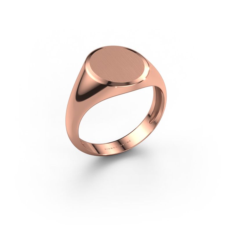 Signet ring Sven 2 light 585 rose gold