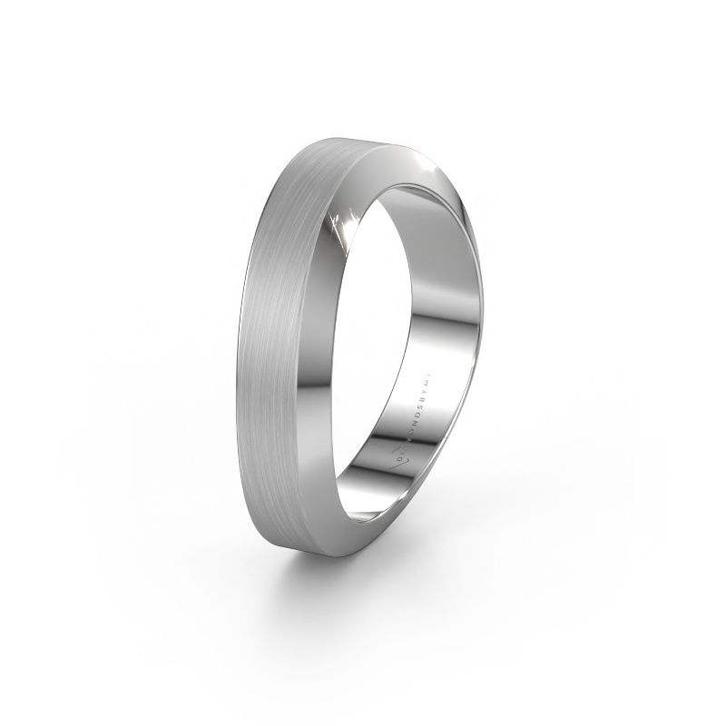 Trauring WH2027B 585 Weißgold ±5x2.2 mm