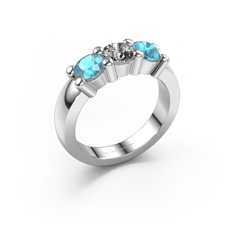 Ring Yasmin 3 950 Platin Diamant 1.50 crt