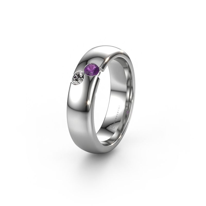 Alliance WH1003L26C 950 platine améthyste ±6 x 2,2 mm
