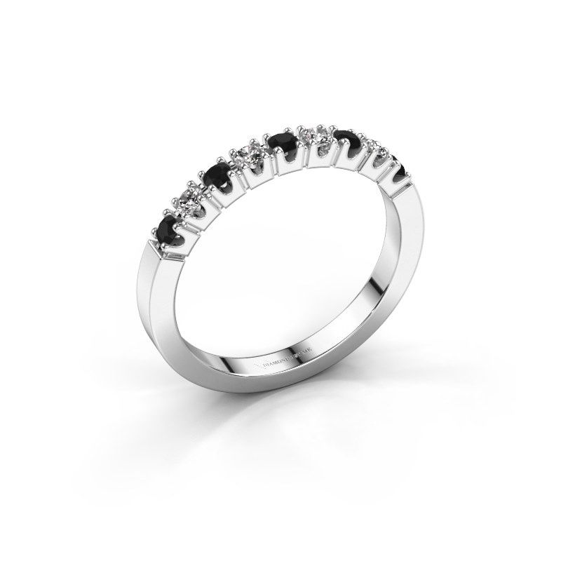 Afbeelding van Ring dana 9<br/>925 zilver<br/>Zwarte diamant 0.30 crt