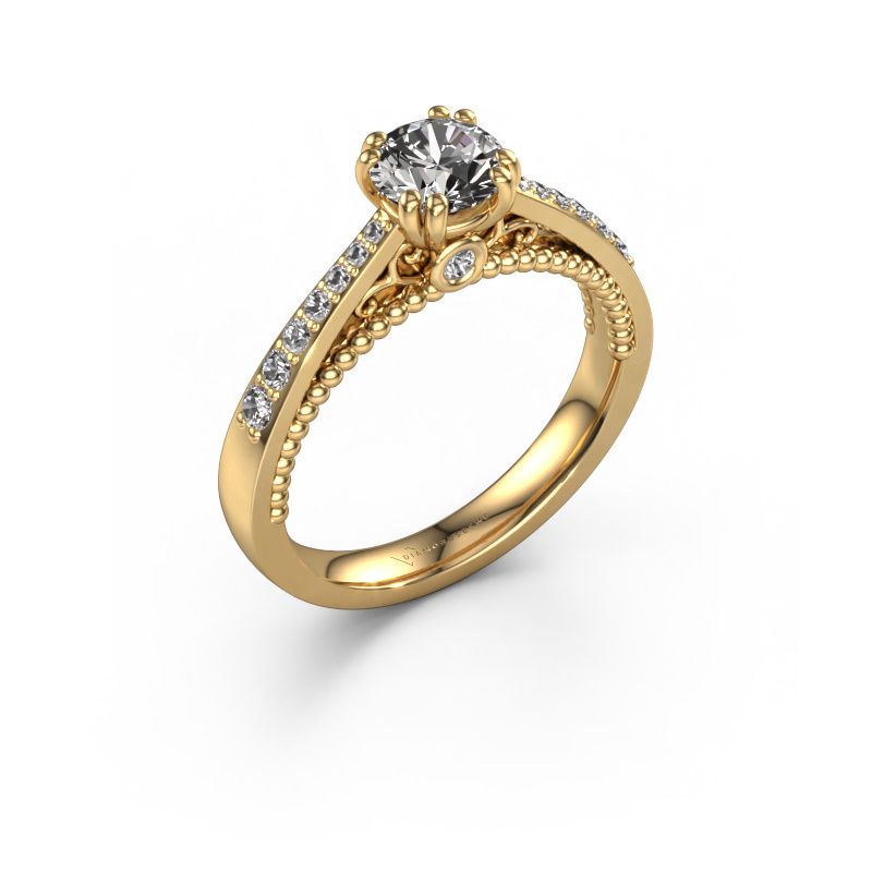 Verlovingsring Rozella 585 goud lab-grown diamant 0.818 crt