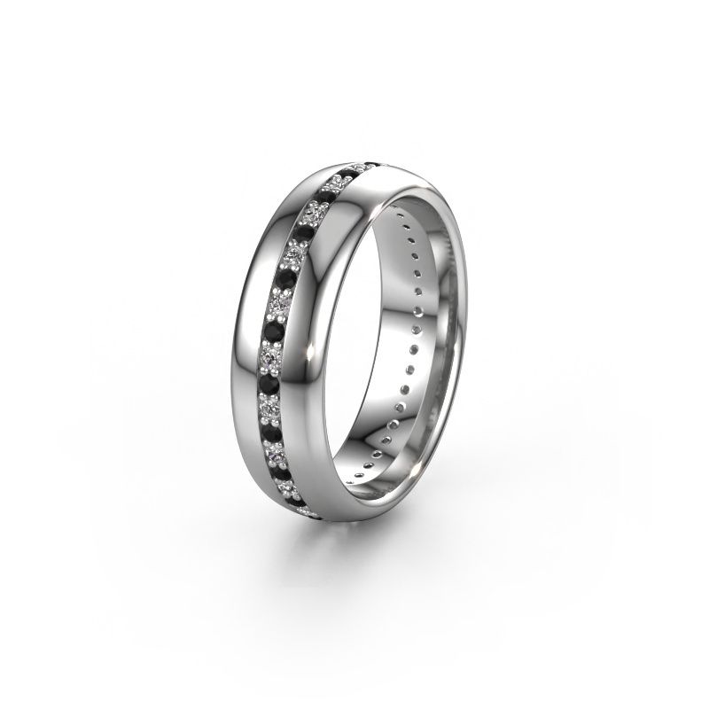Ehering WH0103L36BP 950 Platin Schwarz Diamant 0.484 crt ±6x2 mm