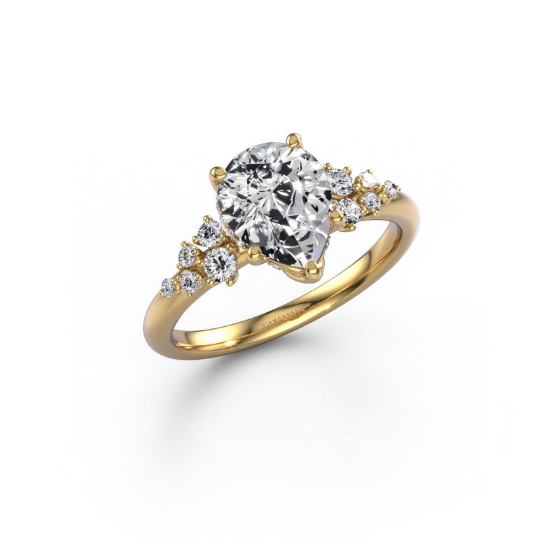 Engagement ring Emma PER 585 gold diamond 1.755 crt