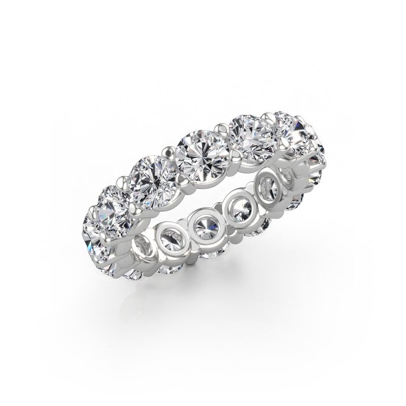 Ring Heddy rnd 4.7 585 white gold lab grown diamond 5.60 crt