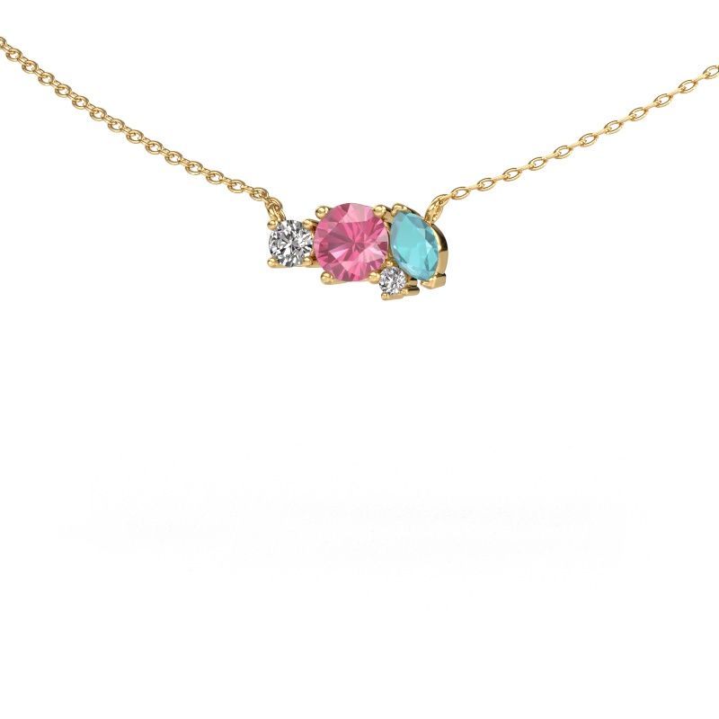 Pendant Frauke RND 585 gold pink sapphire 5 mm