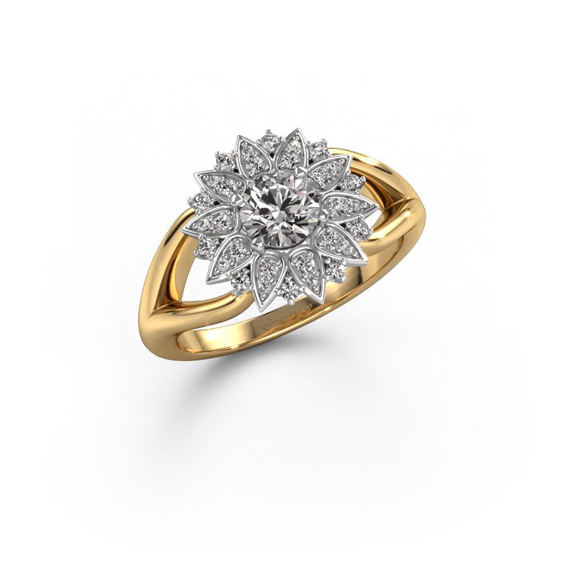 Ring Chasidy 1 585 gold zirconia 5 mm