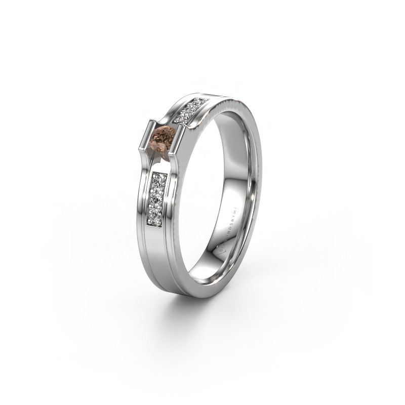 Ehering WH2110L14A 950 Platin Braun Diamant ±4x1.7 mm