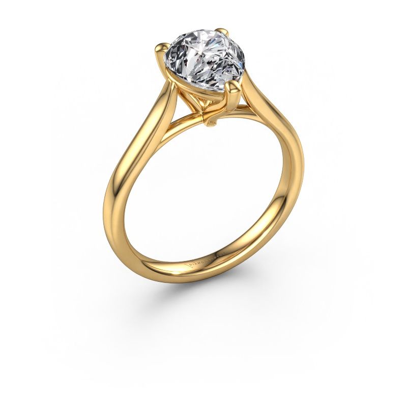 Engagement ring Mignon PER 1 585 gold lab grown diamond 2.10 crt