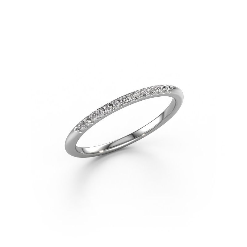 Vorsteckring SR10B4H 950 Platin Diamant 0.113 crt