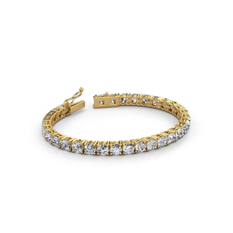 Tennis bracelet Shirley 5.0 lab diamond 585 gold 15.50 crt