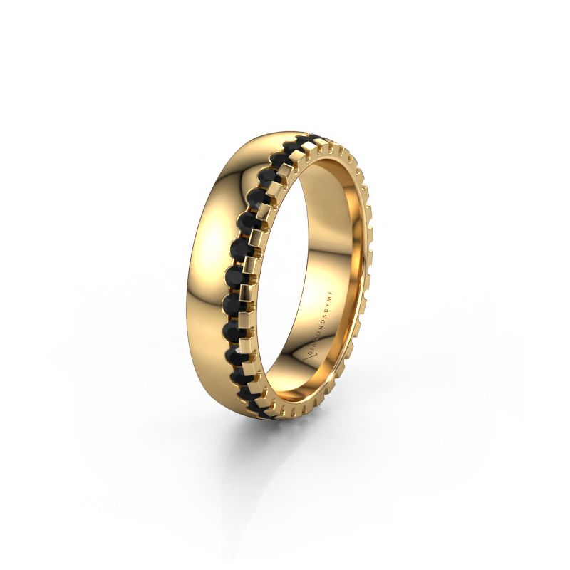 Ehering WH6122L25B 585 Gold Schwarz Diamant ±5x2 mm