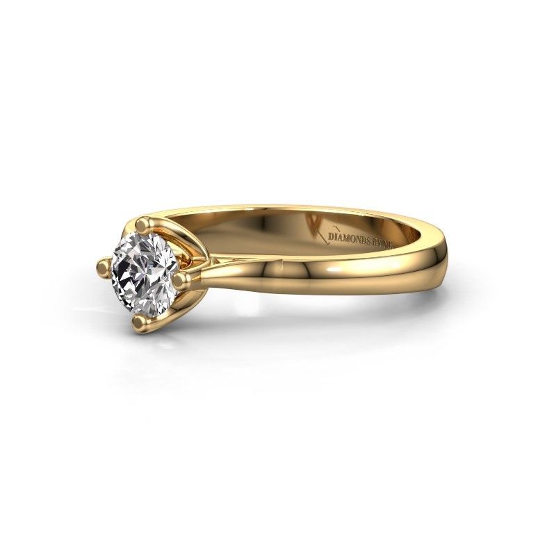Image de Bague de fiançailles Eva 585 or jaune diamant 0.50 crt