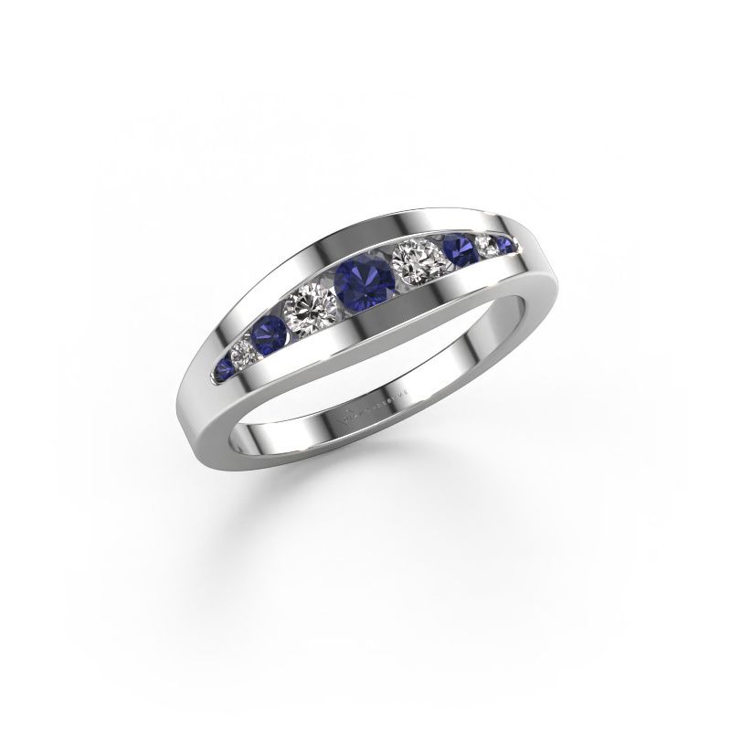 Ring Oneida 585 white gold sapphire 3 mm