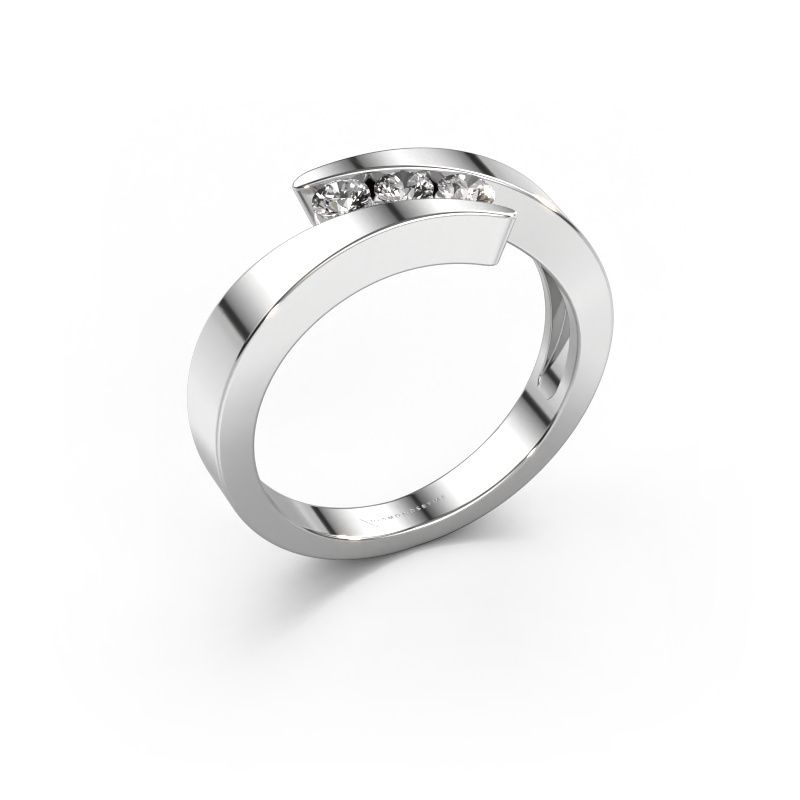 Ring Gracia 950 platinum lab grown diamond 0.24 crt