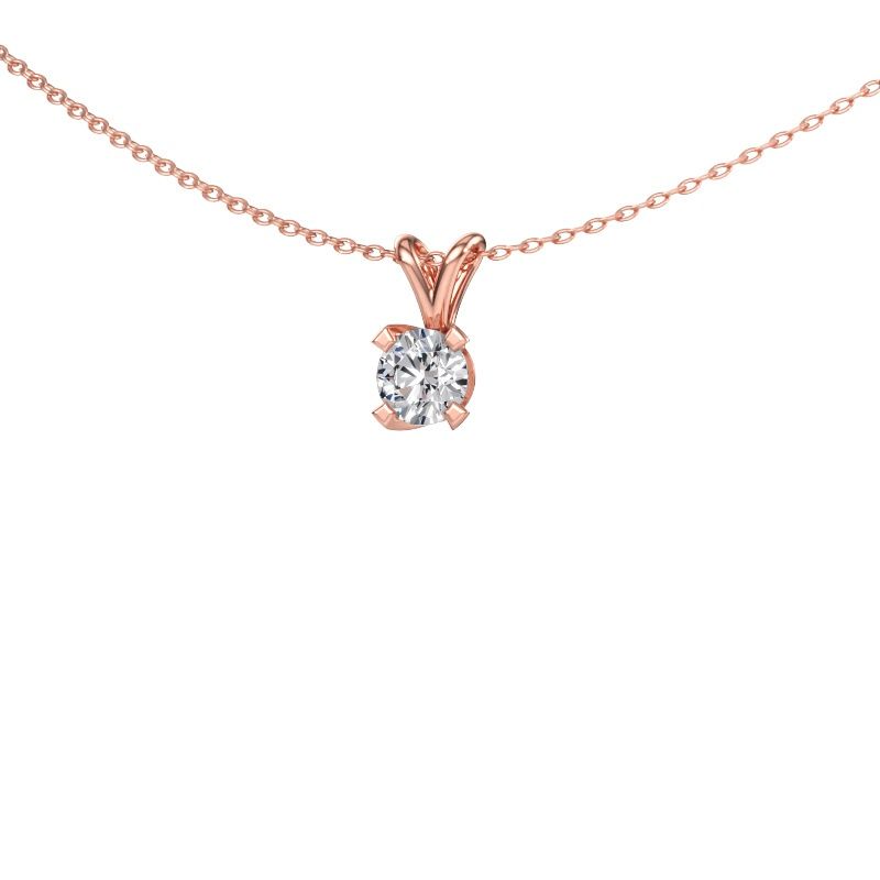 Hanger Eva 585 rosé goud lab-grown diamant 0.50 crt