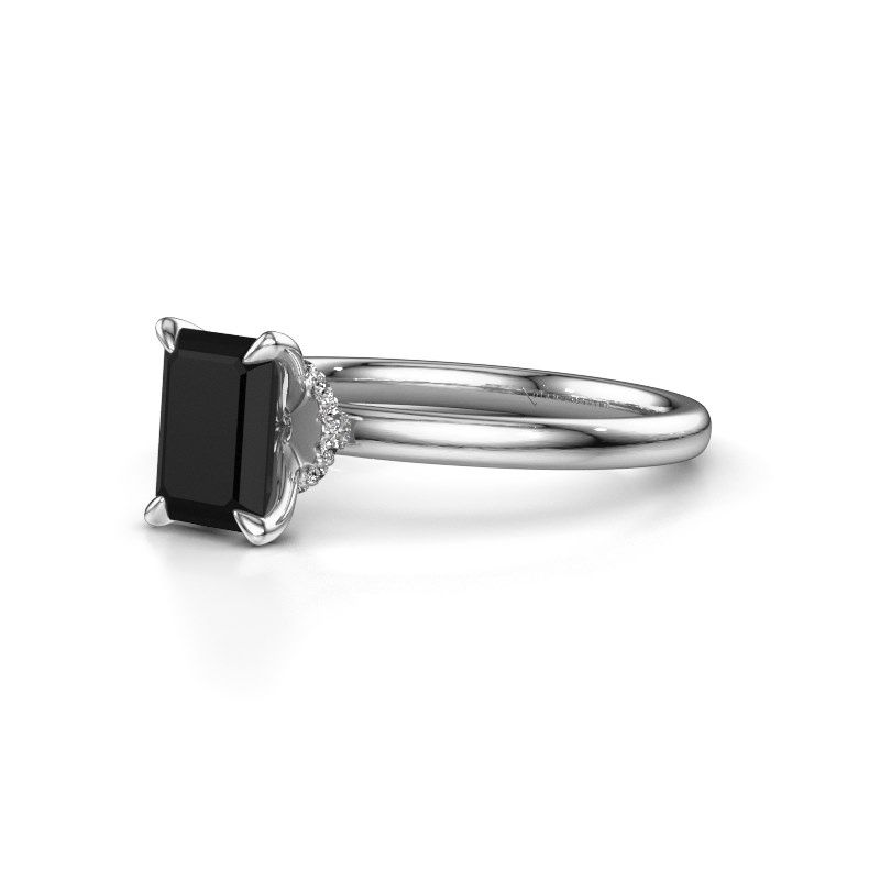 Afbeelding van Verlovingsring Crystal EME 3 585 witgoud zwarte diamant 1.380 crt