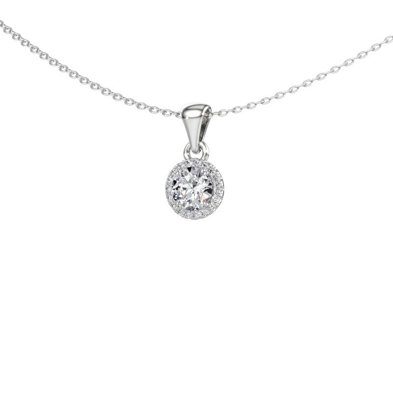 Anhänger Seline rnd 585 Weißgold Lab-grown Diamant 0.48 crt