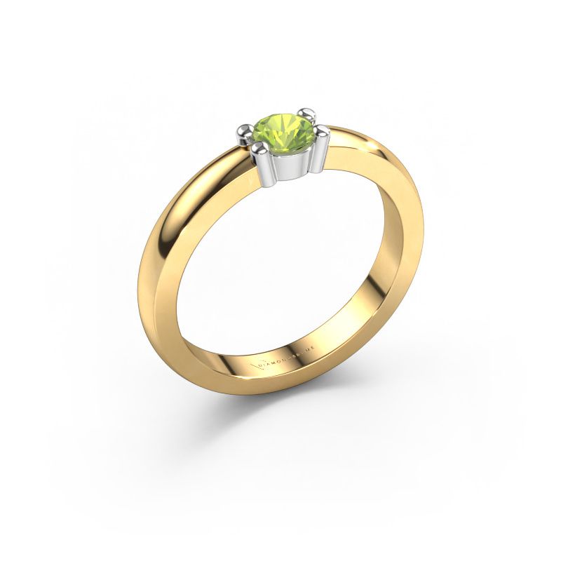 Ring Yasmin 1 585 gull peridot 4 mm