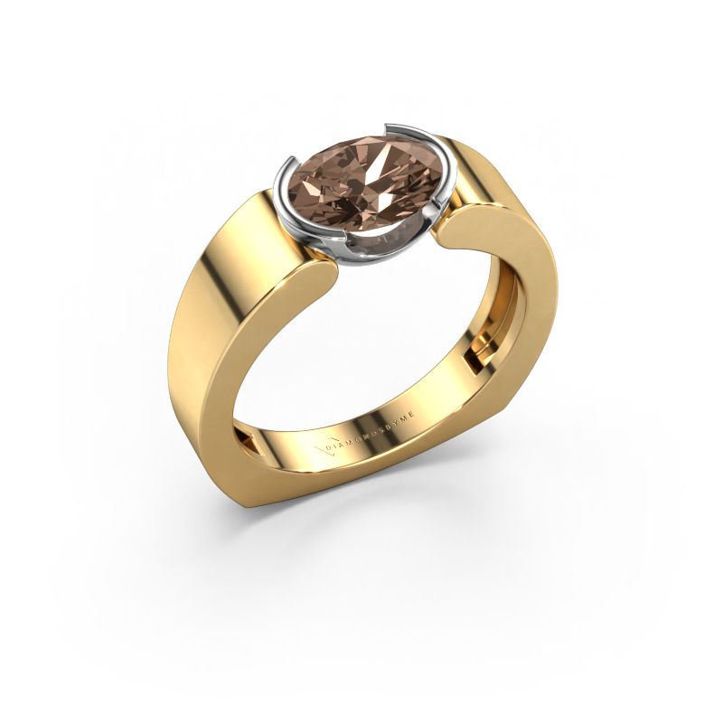 Ring Tonya 585 gold brown diamond 1.10 crt