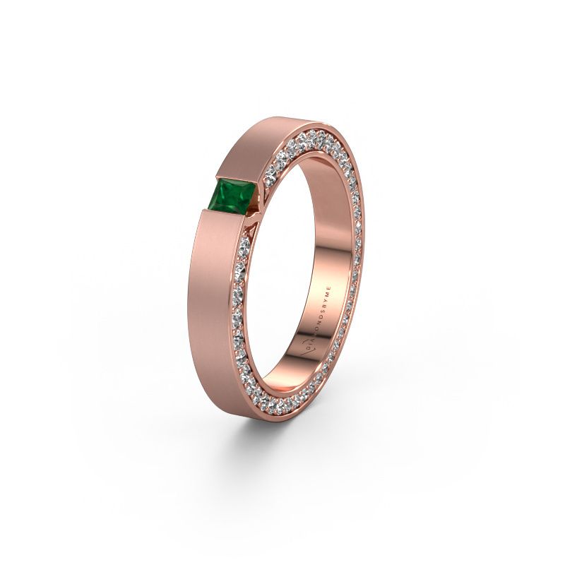 Alliance WH2140L14B 585 or rose emeraude ±3,5x2 mm