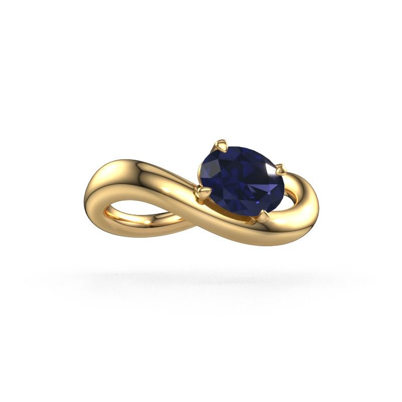 Verlobungsring Chloe OVL 585 Gold Saphir 7,5x5,5 mm