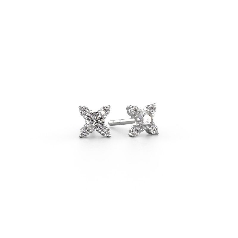 Ohrringe Nina 585 Weißgold Lab-grown Diamant 0.40 crt