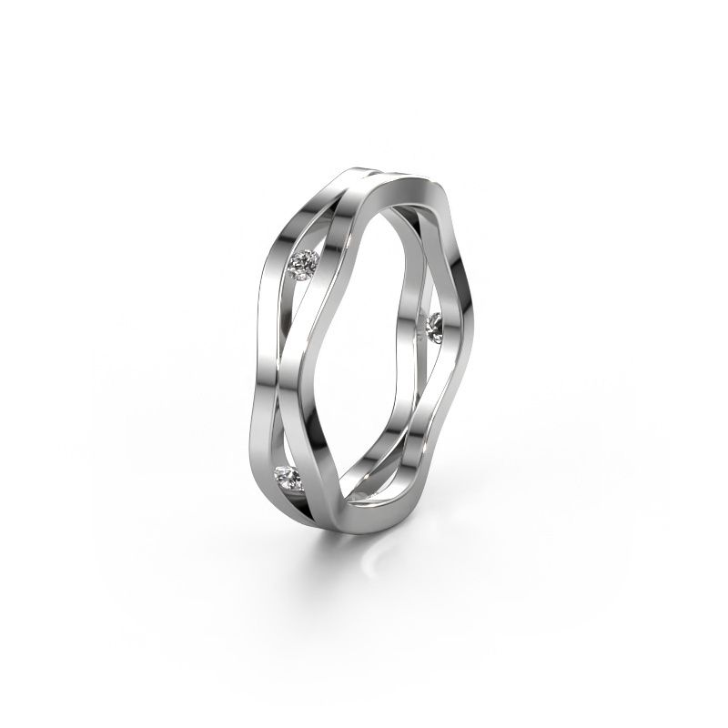 Alliance WH2122L 585 or blanc zircone ±5x1.8 mm