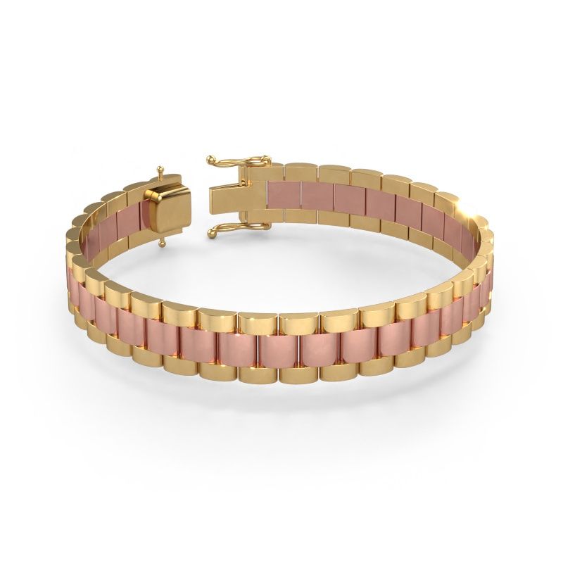 Bracelet Erik 12 mm 585 rose gold ±0.47 in