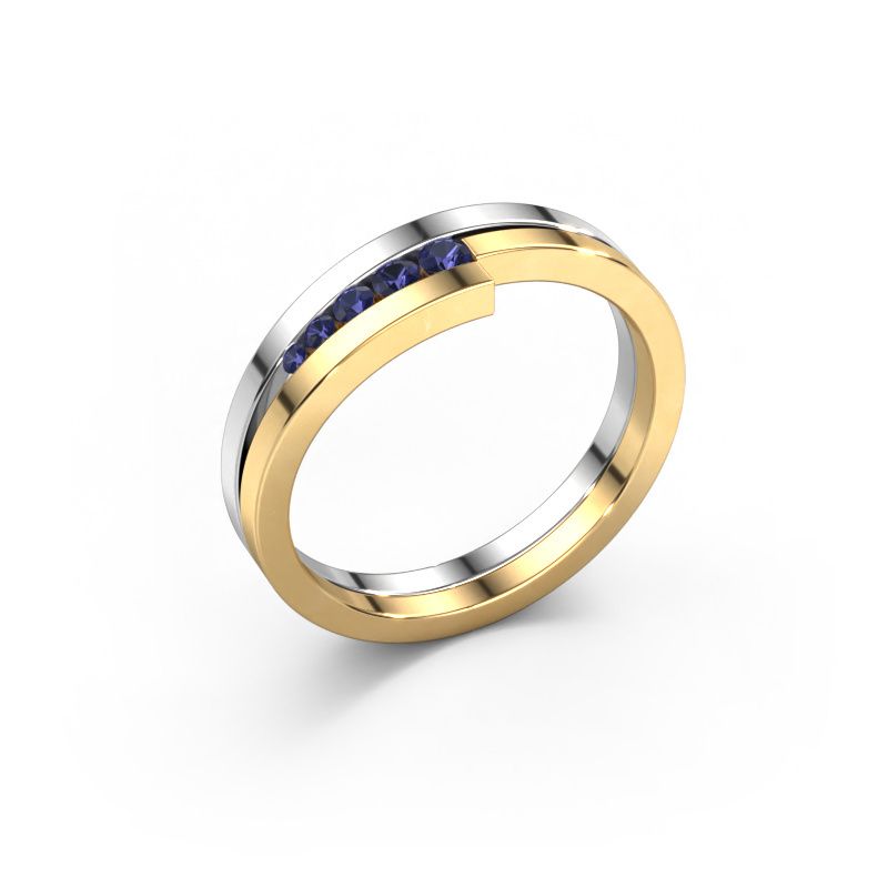 Ring Cato 585 Weißgold Saphir 2.2 mm