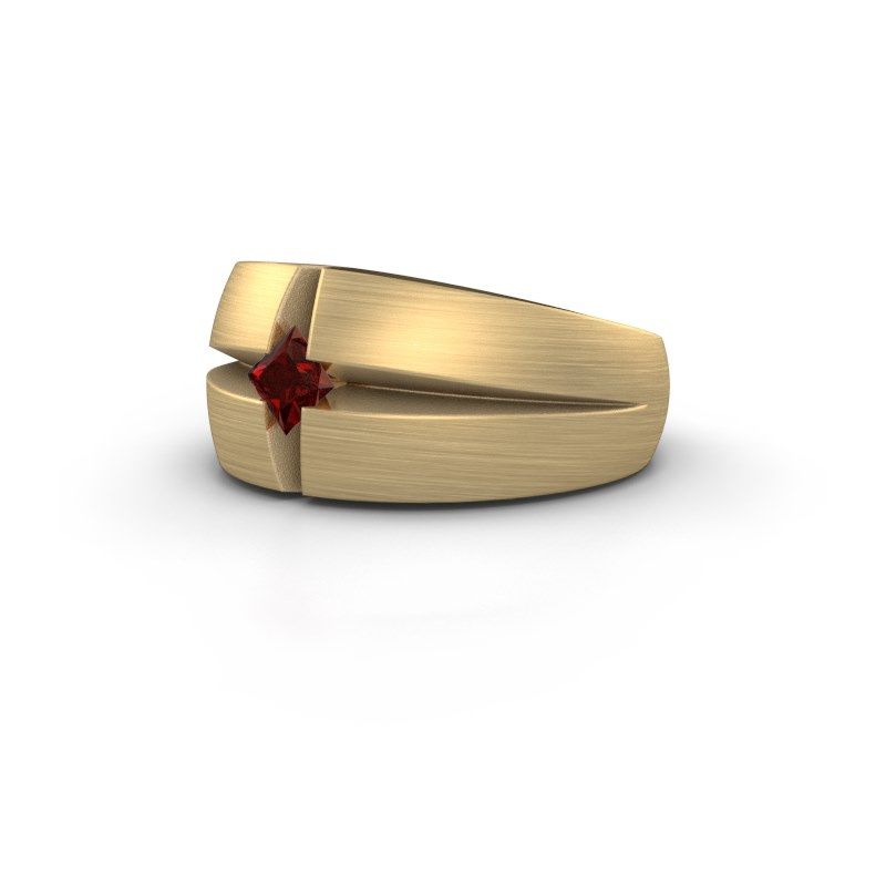Image of Men's ring rens<br/>585 gold<br/>Garnet 3.5 mm