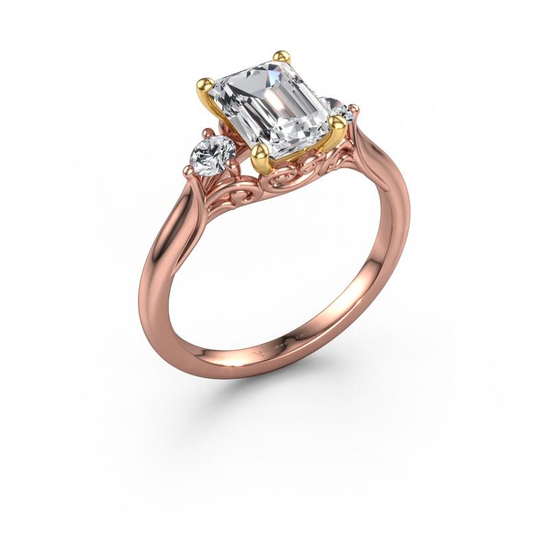 Engagement ring Laurian EME 585 rose gold diamond 1.02 crt