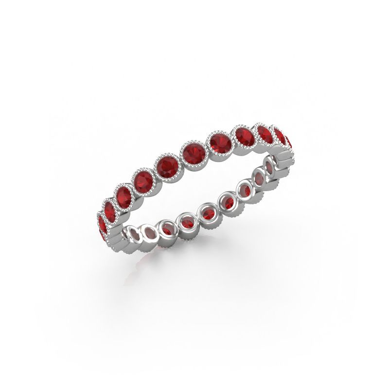 Ring Mariam 0.03 950 Platin Rubin 2 mm