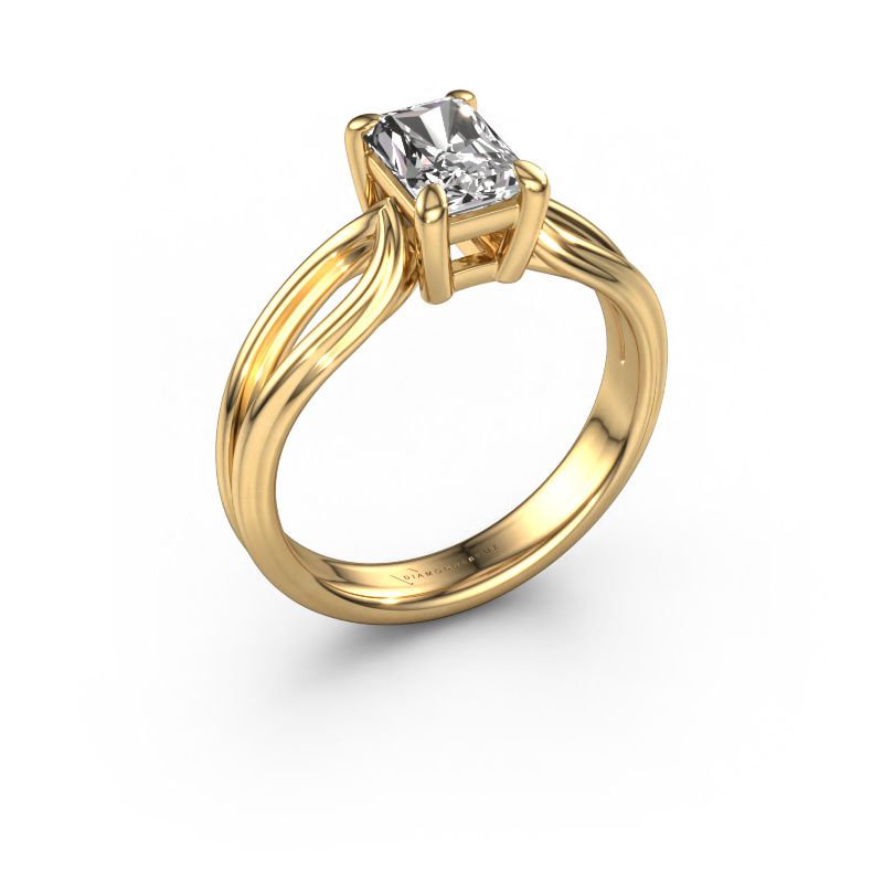 Verlovingsring Antonia rad 1 585 goud diamant 1.00 crt