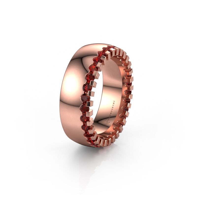 Ehering WH6120L27C 585 Roségold Granat ±7x2.2 mm