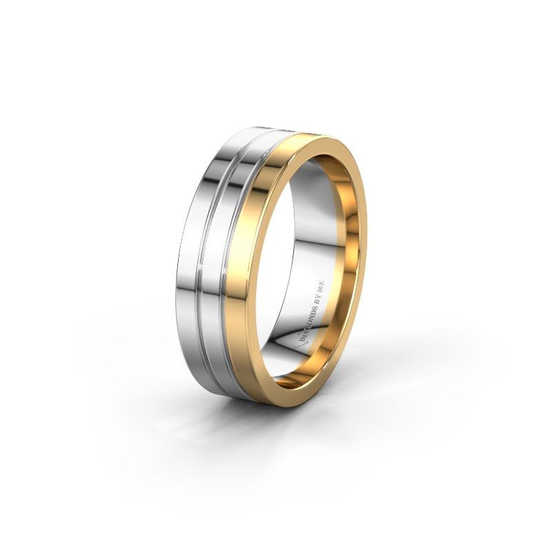 Image of Wedding ring WH0400M16AP<br/>585 white gold ±6x1.7 mm