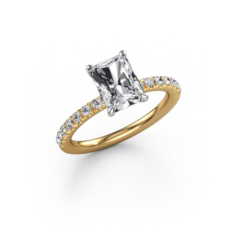 Verlobungsring Crystal RAD 2 585 Gold Lab-grown Diamant 2.03 crt