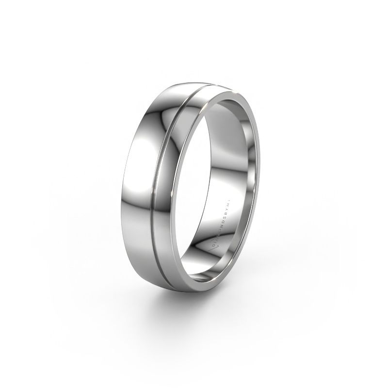Trouwring WH0300M26AP 950 platina ±6x1.7 mm