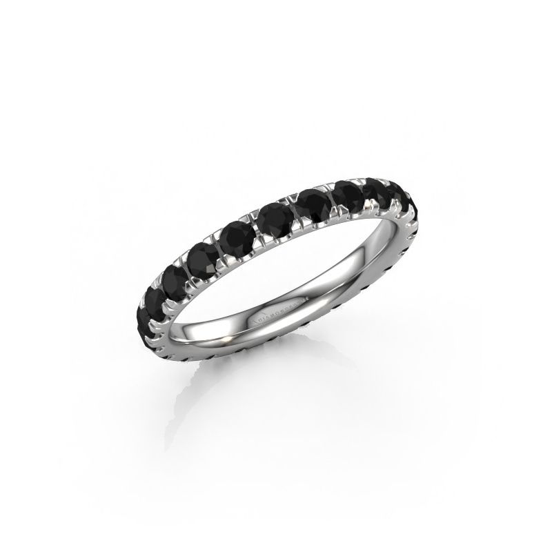 Ring Jackie 2.5 585 Weißgold Schwarz Diamant 1.656 crt