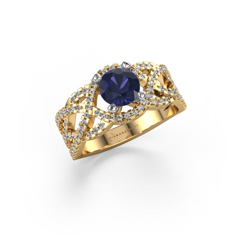 Ring Jeni 585 gold sapphire 6.5 mm