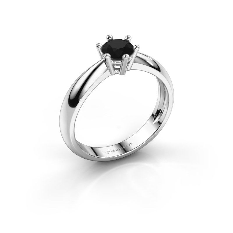 Afbeelding van Verlovingsring Fay<br/>950 platina<br/>Zwarte diamant 0.60 crt