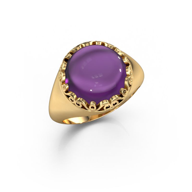Ring Birgit 585 gold amethyst 6 mm