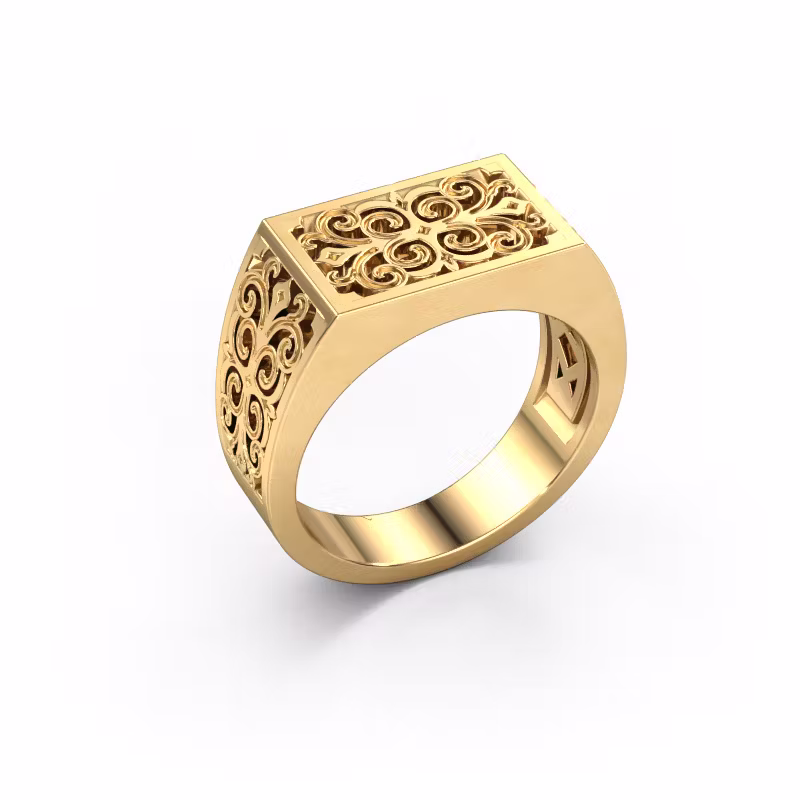 Men's ring Wouter 585 gold