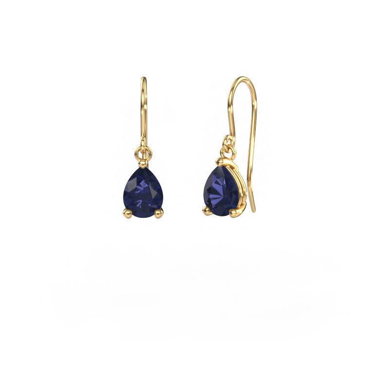 Orecchini pendenti Laurie PER 1 585 oro zaffiro 8x6 mm