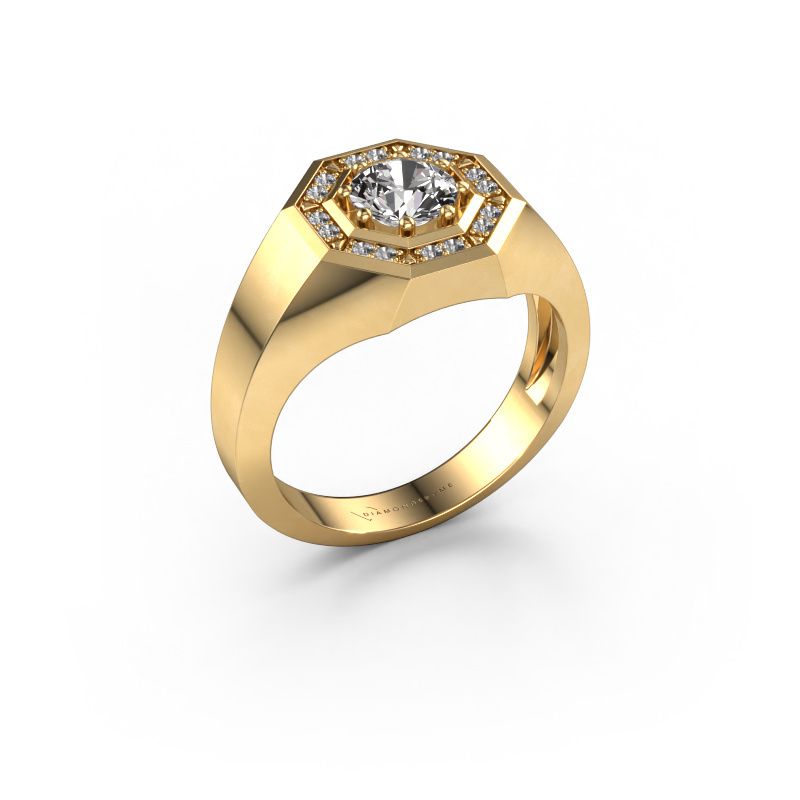 Men's ring Jaap 585 gold diamond 1.12 crt
