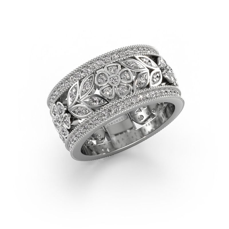 Ring Elanor 585 white gold diamond 0.978 crt