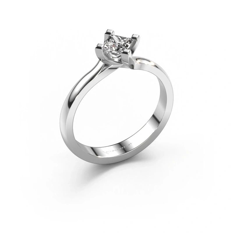 Verlobungsring Dewi Square 950 Platin Diamant 0.25 crt