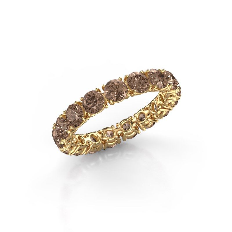 Bild von Vorsteckring vivienne 3.7<br/>585 Gold<br/>braun diamant 3.40 crt